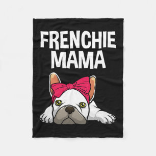 Couverture Polaire Frenchie Mom French Buldog Design pour femmes Gran
