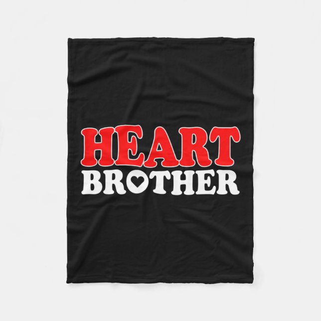 Couverture Polaire Frère Chd Warrior Maladie cardiaque congénitale Br (Devant)