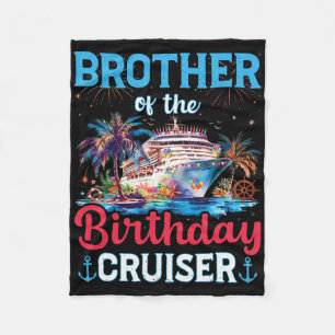 Couverture Polaire Frère De L'Anniversaire Cruiser Funny Cruise Birth
