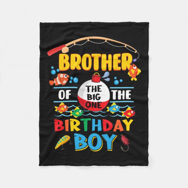 Couverture Polaire Frère Du Big One Pêche 1er Anniversaire Ofish (Devant)