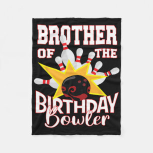 Couverture Polaire Frère Du Bowler D'Anniversaire Kid Bowling Party