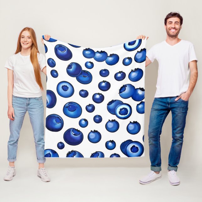 Couverture Polaire Fresh Blueberry (En situation)