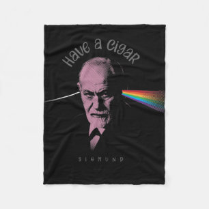 Couverture Polaire Freud Rose (Avoir Un Cigar)