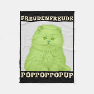 Couverture Polaire Freudenfreude Poppoppop up Feline Lover Chat