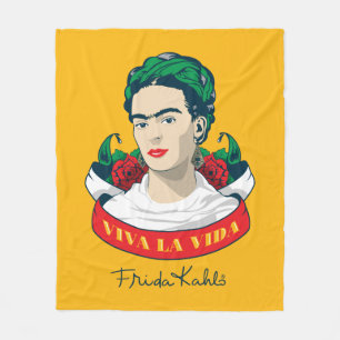 Couverture Polaire Frida Kahlo Viva la Vida