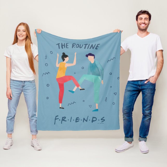 Couverture Polaire FRIENDS™ | La Routine (En situation)