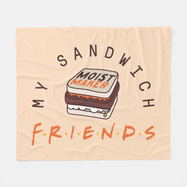 Couverture Polaire FRIENDS™ | Mon Sandwich (Devant (Horizontal))