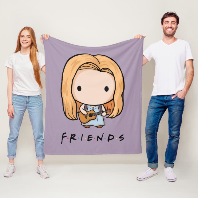 Couverture Polaire FRIENDS™ | Phoebe Chibi (En situation)
