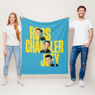 Couverture Polaire FRIENDS™ Ross, Chandler et Joey