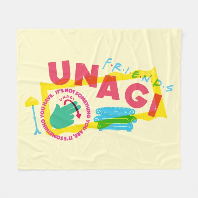 Couverture Polaire FRIENDS™ Unagi (Devant (Horizontal))