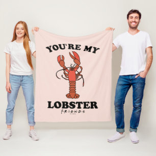 Couverture Polaire FRIENDS™ Vous êtes mon homard - Typographie clas