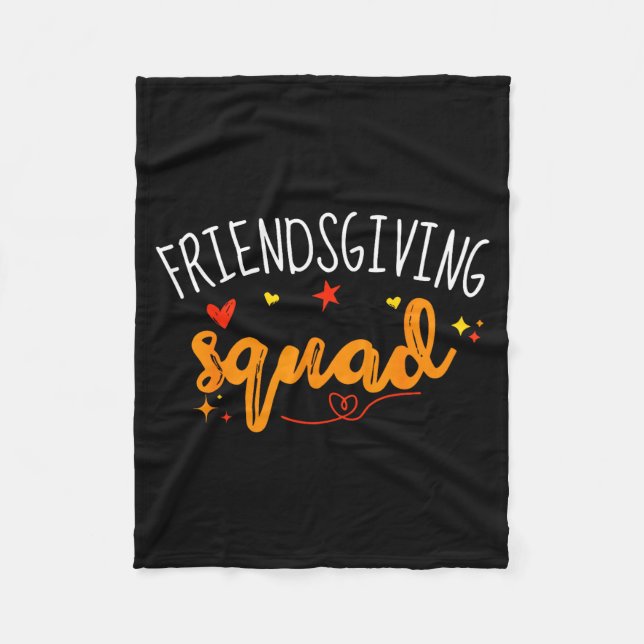 Couverture Polaire Friendsgiving Squad Funny Thanksgiving Friendship  (Devant)