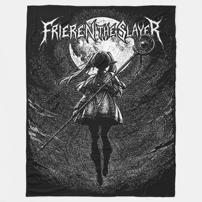 Couverture Polaire Frieren la Tueuse (Devant)
