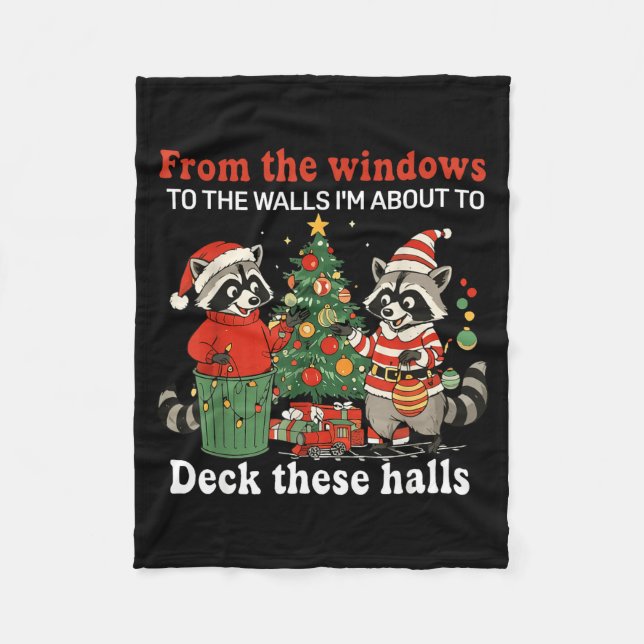 Couverture Polaire From The Windows To The Walls I'm About To Raccoon (Devant)