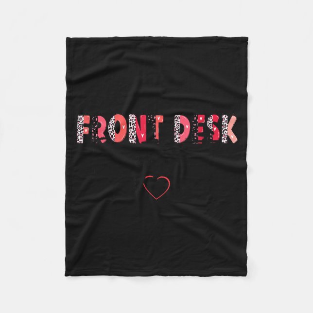 Couverture Polaire Front Receptionist Desk Valentines Day Hostal Nurs (Devant)