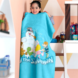 Couverture Polaire Frosty the Snowman™ | Frosty & Enfants Jouer