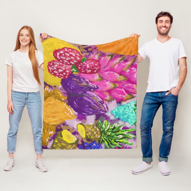 Couverture Polaire Fruit Art Arrangement (En situation)