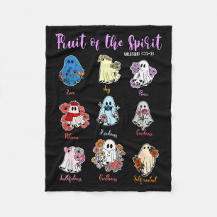 Couverture Polaire Fruit de l'Esprit Halloween Religieux Chrétien