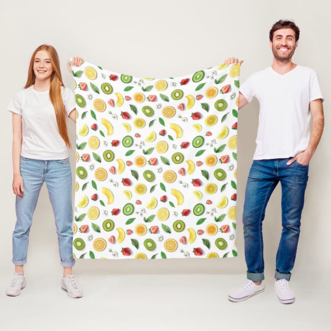 Couverture Polaire Fruits mixtes 4 (En situation)