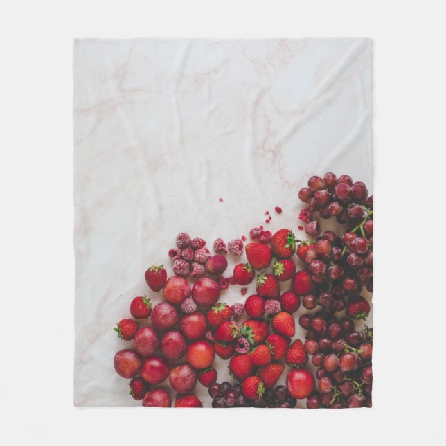 Couverture Polaire Fruits sains (Devant)