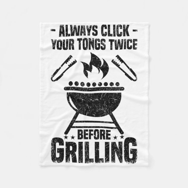 Couverture Polaire Fumer Viande Barbecue Grillade Fumée Viande fumée  (Devant)
