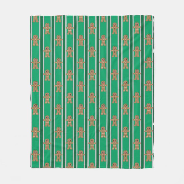 Couverture Polaire Fun and Fancy Christmas Gingbread Homme (Devant)