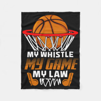 Couverture Polaire Fun Bysketbyll Citations d'arbitre Cadeau I Hoops 