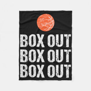 Couverture Polaire Fun Bysketbyll Coach Box Out Citation Grunge Graph