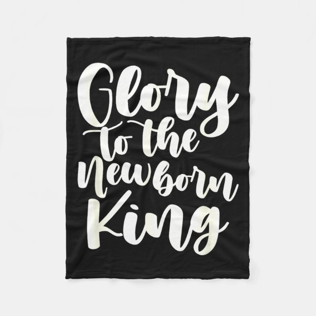 Couverture Polaire Fun Christmas Holiday Saying Religious Christian E (Devant)