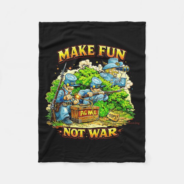 Couverture Polaire Fun Civil War Gift  (Devant)