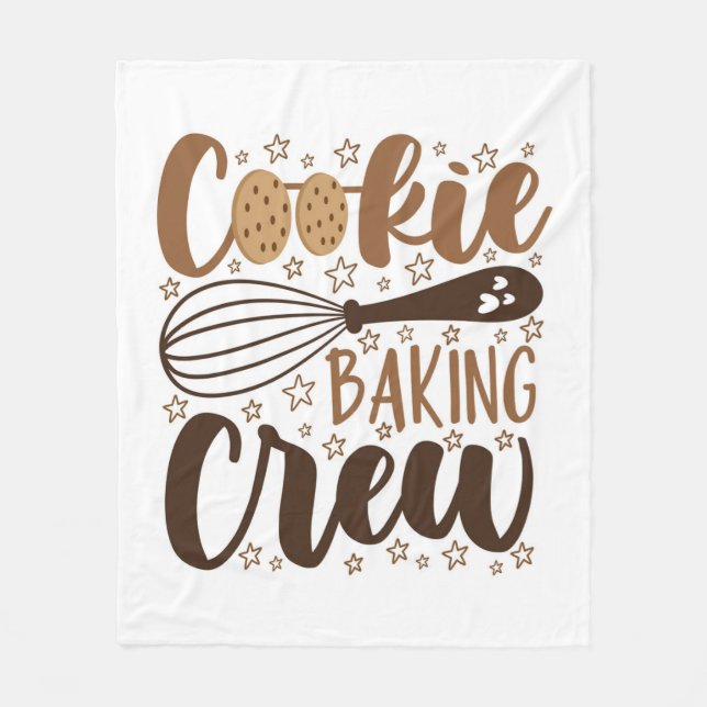 Couverture Polaire Fun Cookie Baking Creative (Devant)