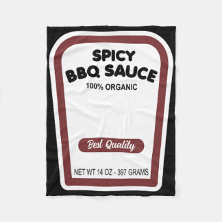 Couverture Polaire Funky bio sauce barbecue Halloween Easy Group Cost