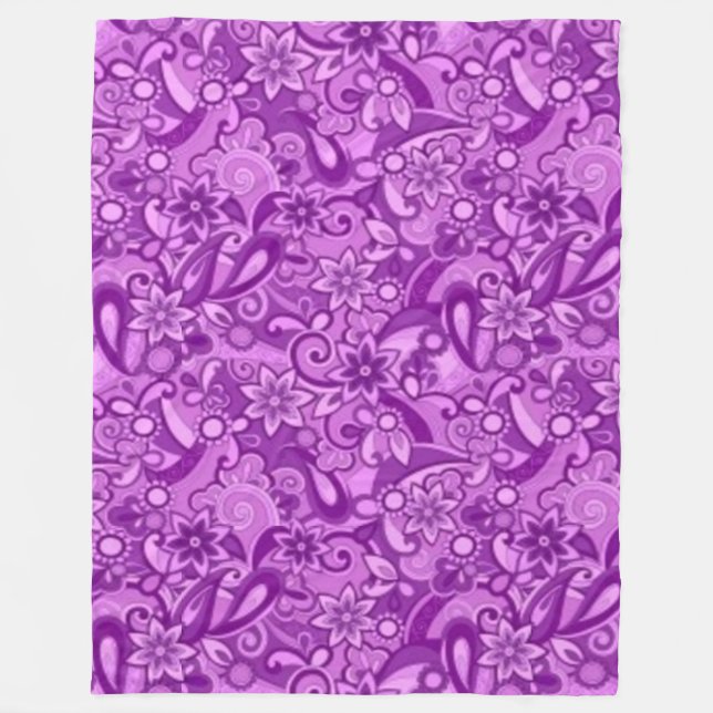 Couverture Polaire Funky Purple Pucci (Devant)