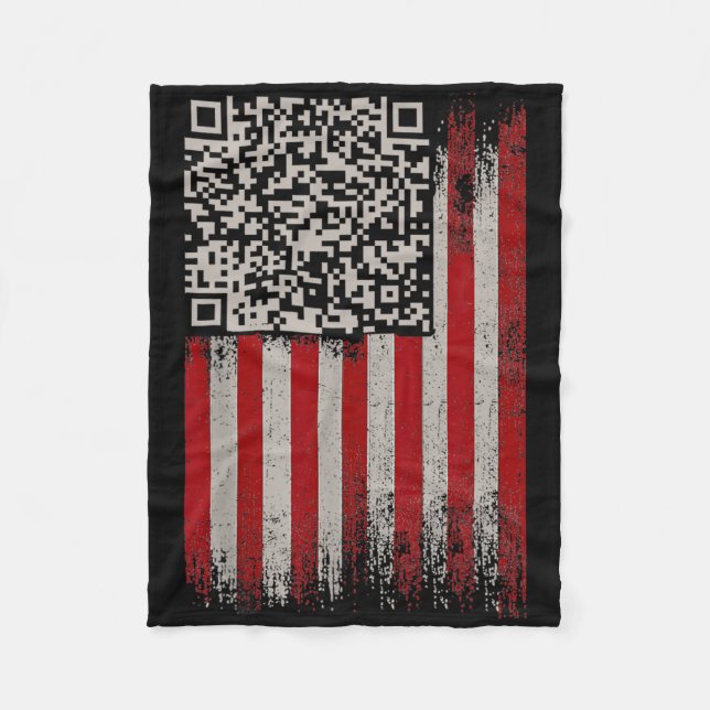 Couverture Polaire Funky Qr Trump Dancing Code (Devant)