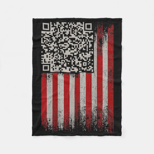 Couverture Polaire Funky Qr Trumps Danser Code de danse (Devant)