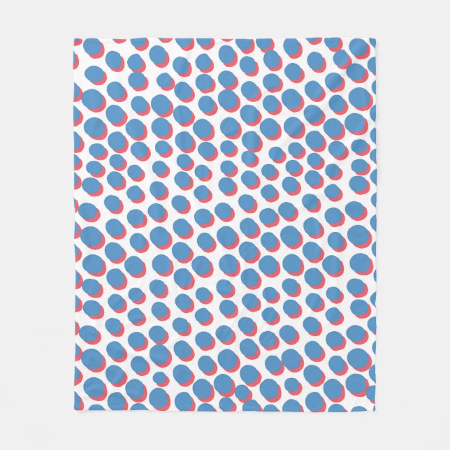 Couverture Polaire Funky Retro Neon : Vintage sans fil (Devant)
