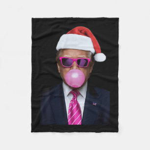 Couverture Polaire Funky Trump rose bulle gomme Noël Noël Noël