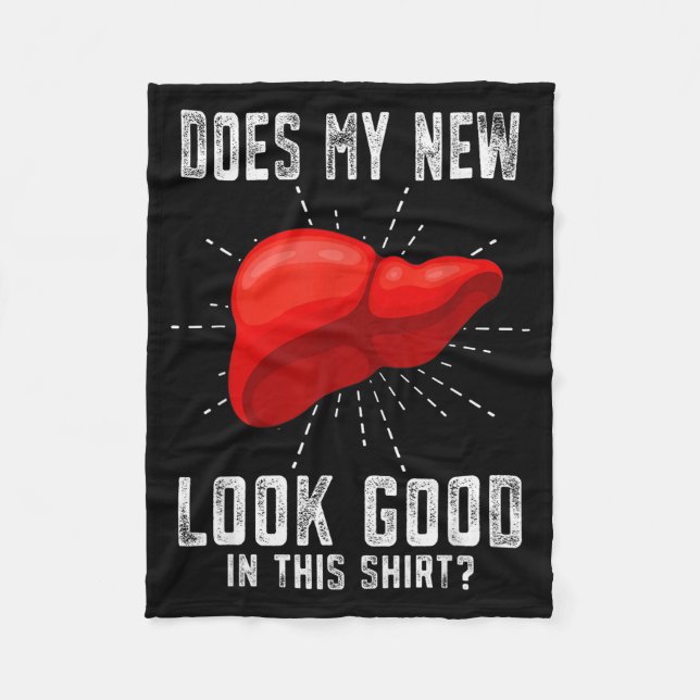 Couverture Polaire Funn My New Liver Liver Transplant  (Devant)