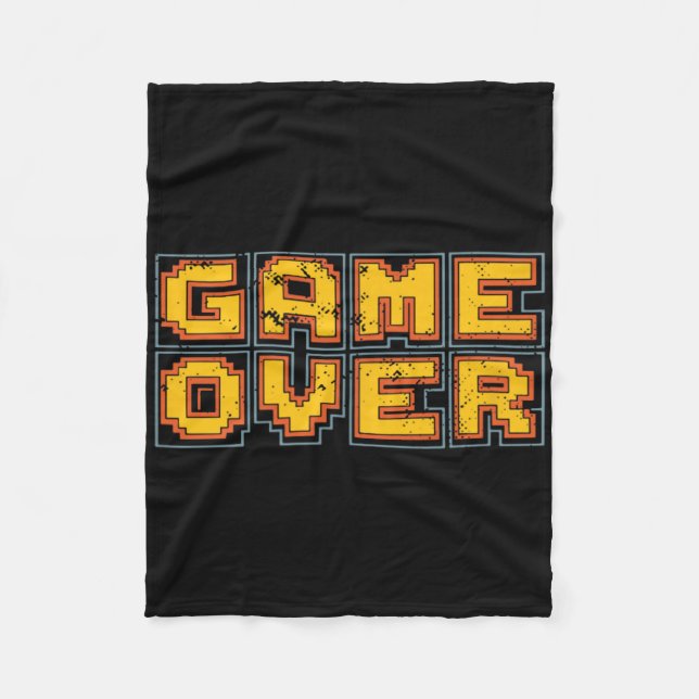 Couverture Polaire Funny 1980s Retro Video Game Arcade Nostalgia Game (Devant)