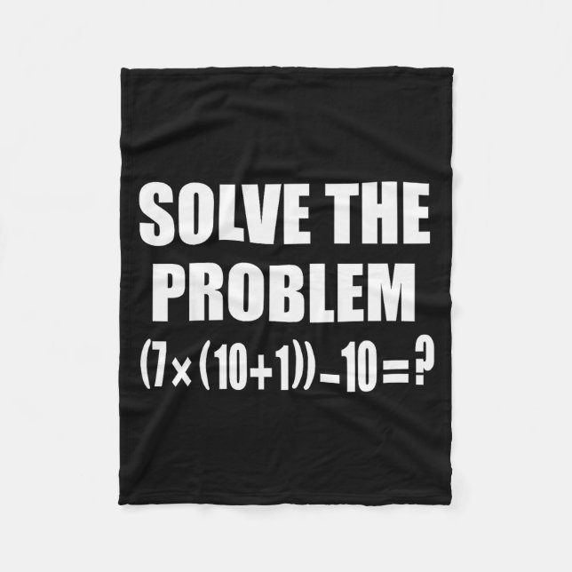 Couverture Polaire Funny 67 Meme Pemdas Elementary Math Teacher Brain (Devant)