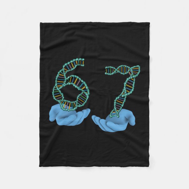 Couverture Polaire Funny 67 Number Meme Dna Replication Molecular Sci (Devant)