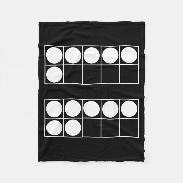 Couverture Polaire Funny 6 7 Number Math Teachers Students Six Seven  (Devant)