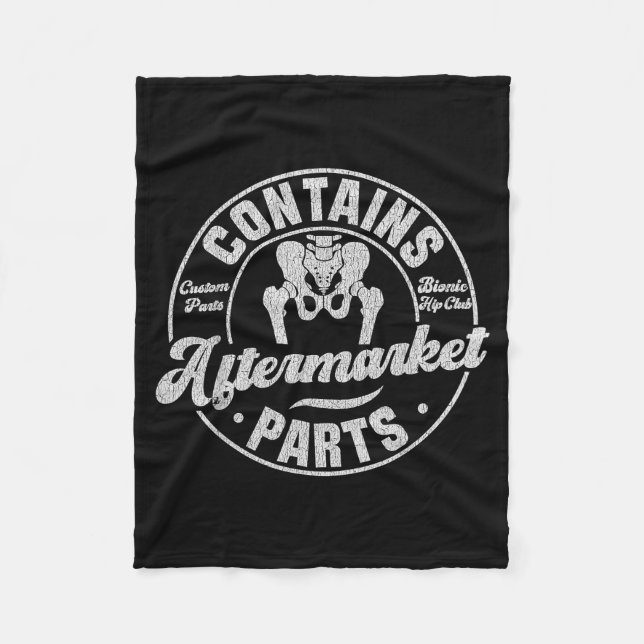 Couverture Polaire Funny After Hip Surgery Recovery Bionic Hip Replac (Devant)