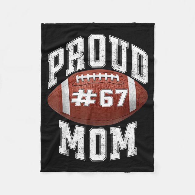 Couverture Polaire Funny Basketball Mom 67 Meme Proud Mama Design  (Devant)