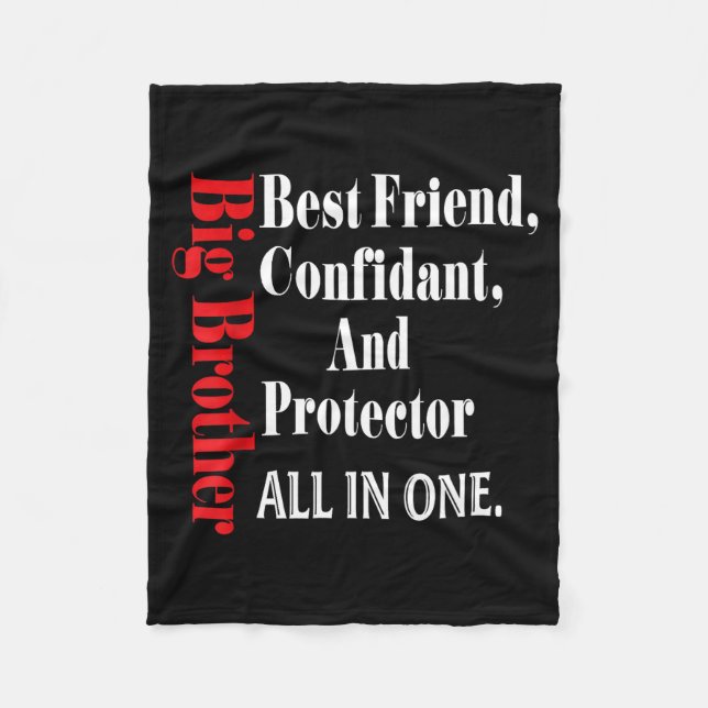 Couverture Polaire Funny Big Brother Definition Birthday Men Teens Yo (Devant)