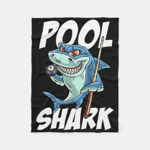 Couverture Polaire Funny Billard Pool Shark Snooker Hall Joke Billi