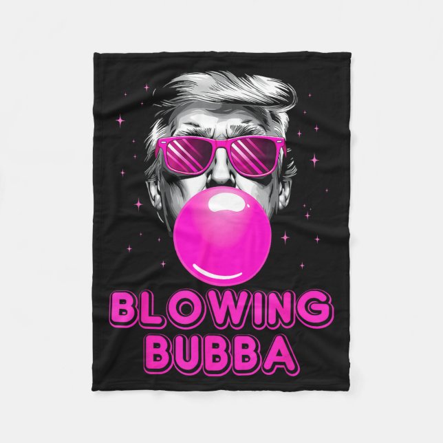 Couverture Polaire Funny Blowing Bubba  (Devant)