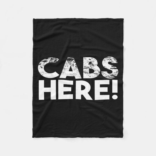 Couverture Polaire Funny Cabs Here - Funny Guido New Jersey Gtl Shore (Devant)