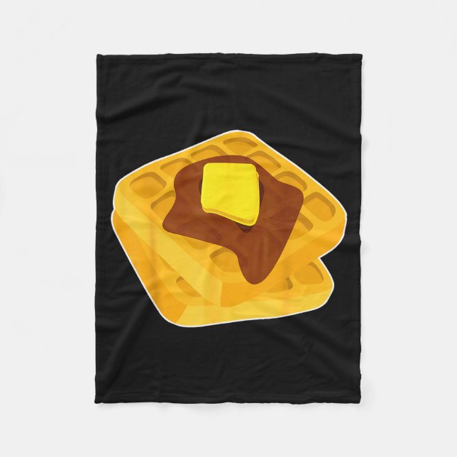 Couverture Polaire Funny Chicken &amp; Waffles Matching Halloween Cos (Devant)