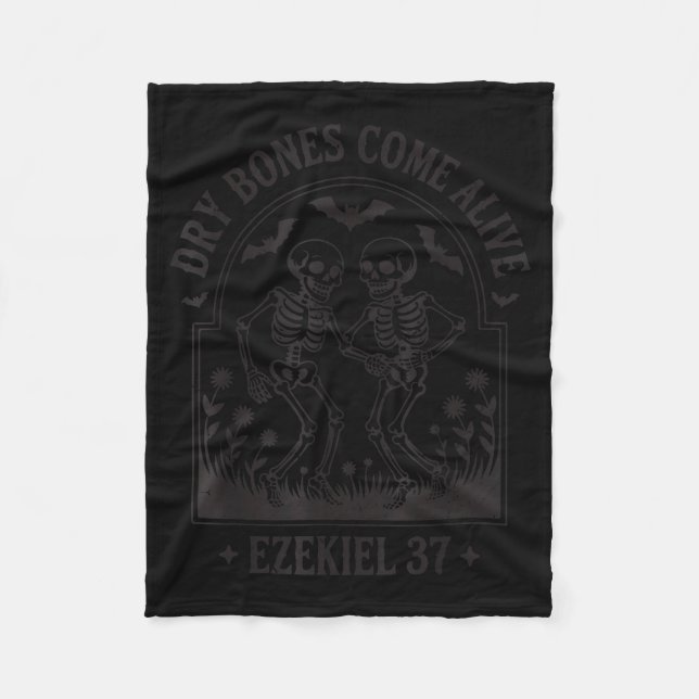 Couverture Polaire Funny Christian Halloween Dry Bones Come Alive Jes (Devant)